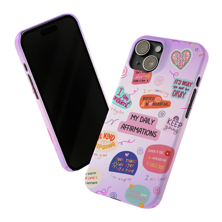 Daily Affirmations - iPhone Case