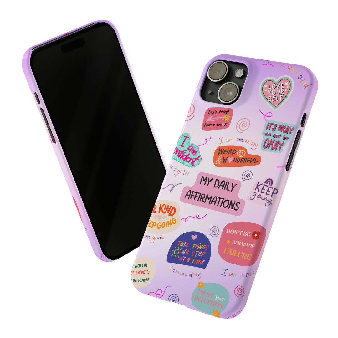 Daily Affirmations - iPhone Case