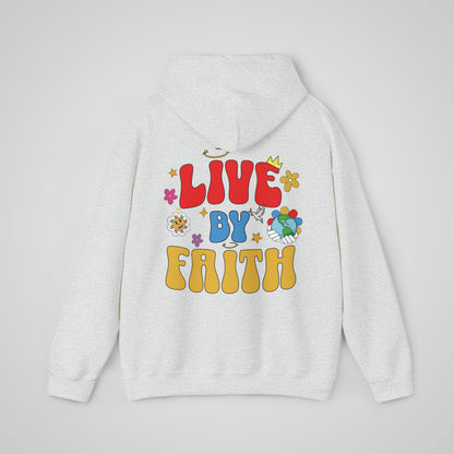 Live by faith hoodie