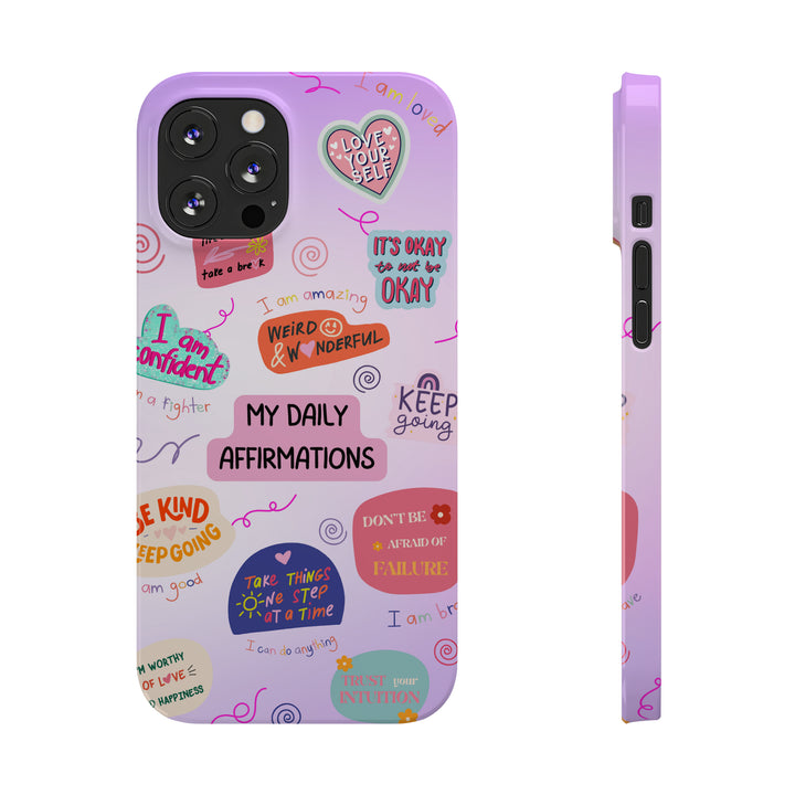 Daily Affirmations - iPhone Case