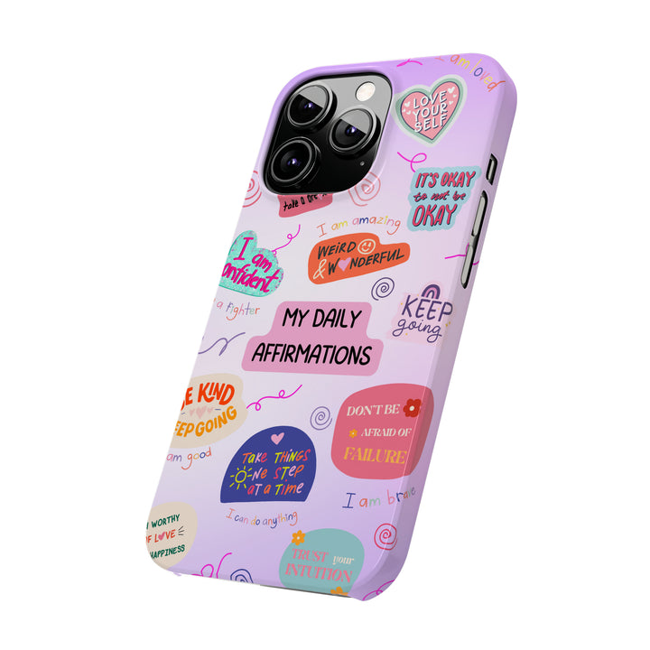 Daily Affirmations - iPhone Case