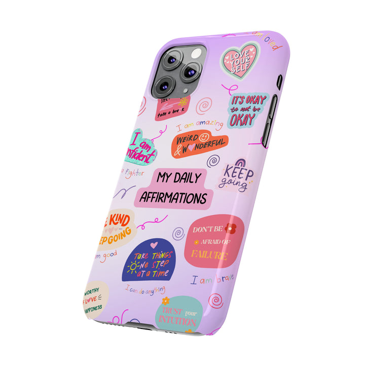 Daily Affirmations - iPhone Case