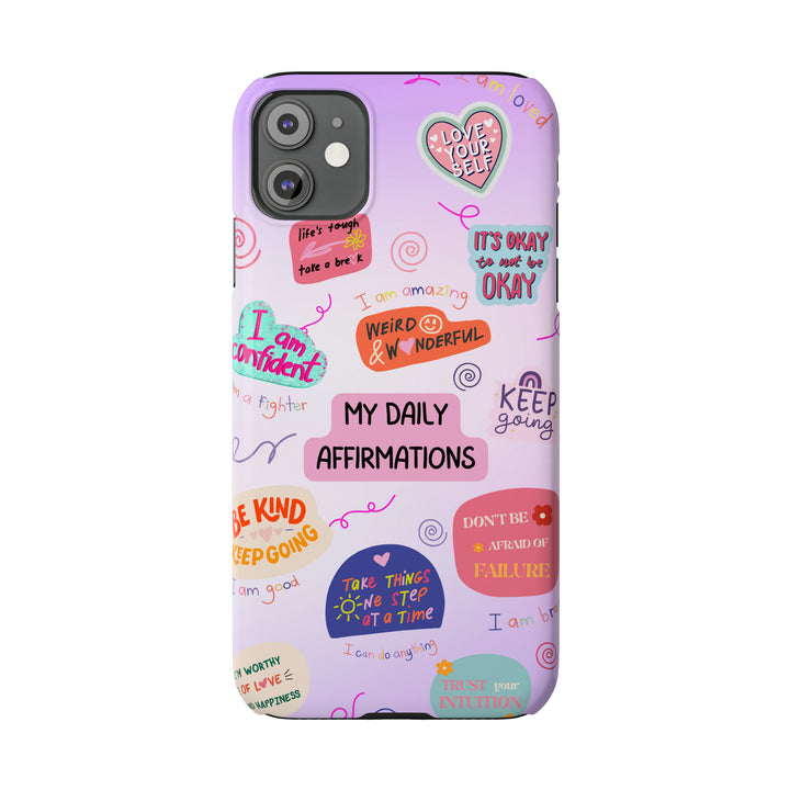 Daily Affirmations - iPhone Case