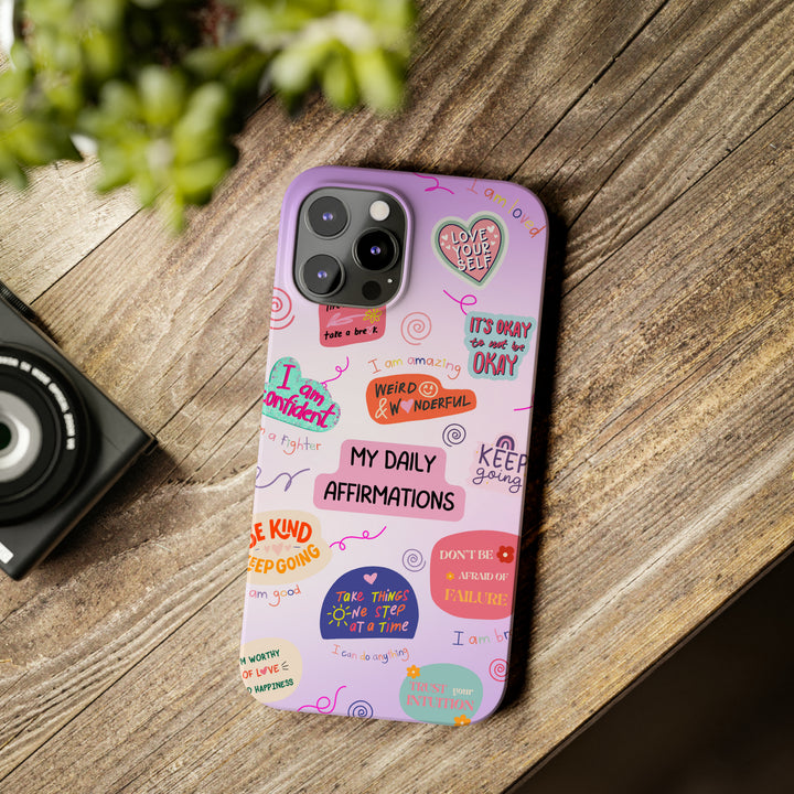 Daily Affirmations - iPhone Case