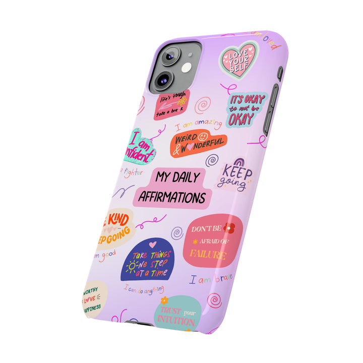 Daily Affirmations - iPhone Case