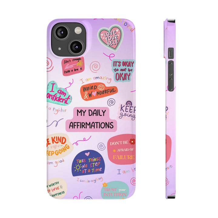 Daily Affirmations - iPhone Case