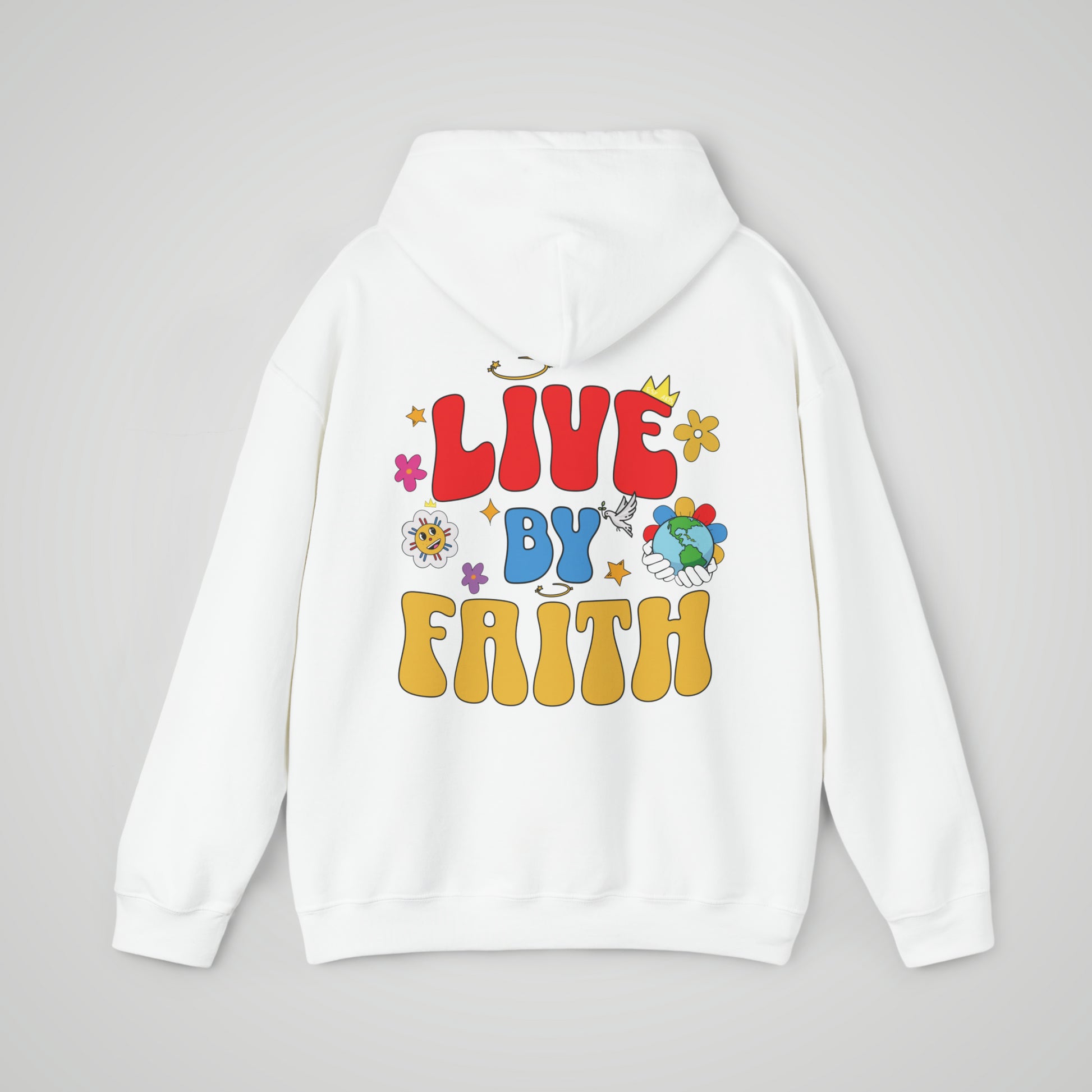 Live by faith hoodie