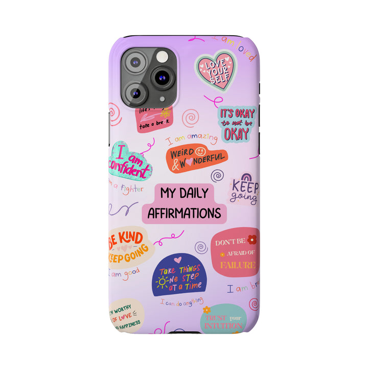 Daily Affirmations - iPhone Case