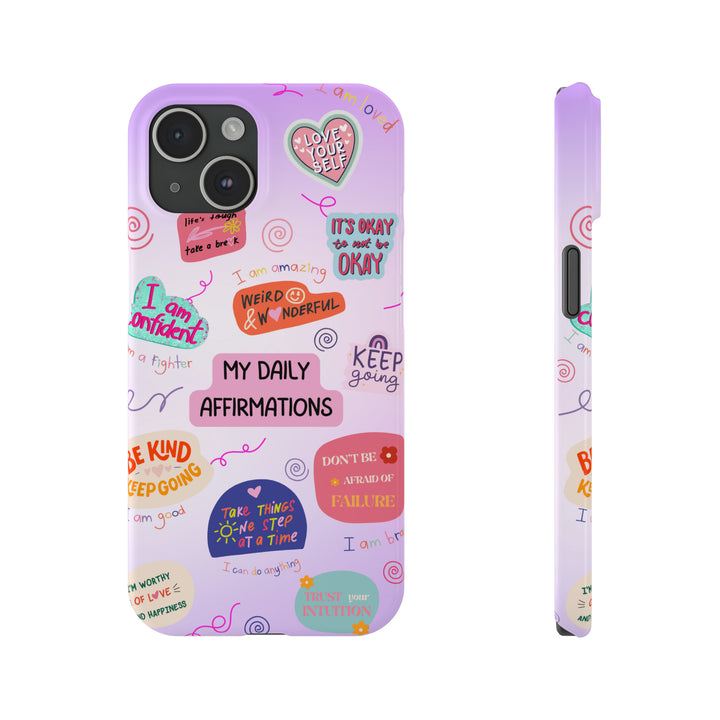 Daily Affirmations - iPhone Case