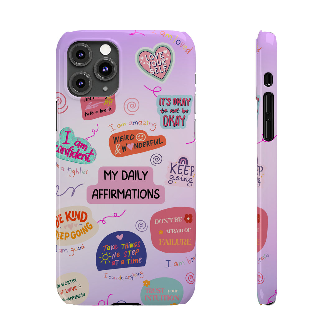 Daily Affirmations - iPhone Case