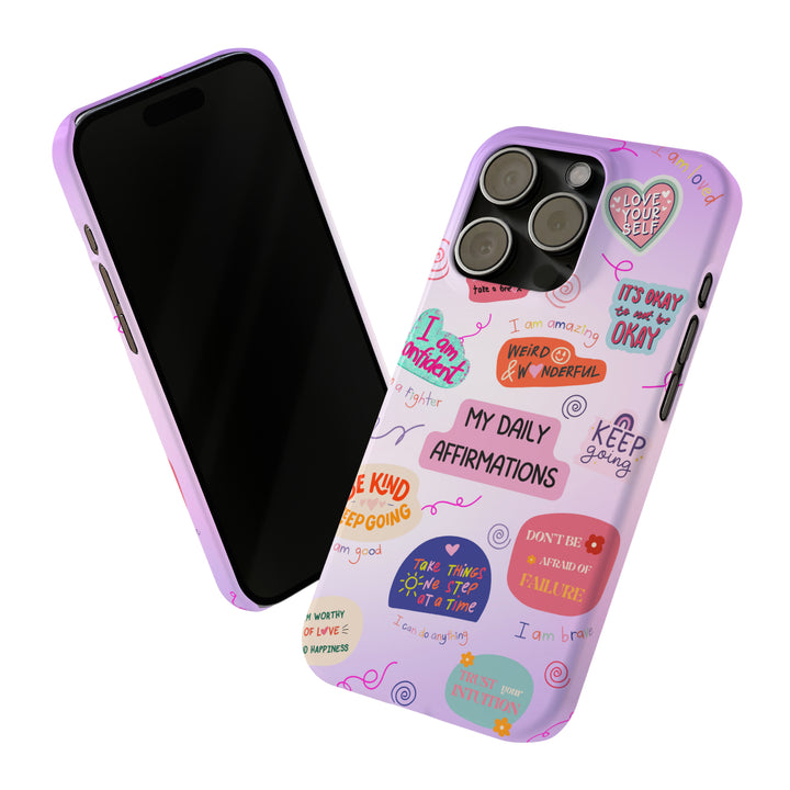 Daily Affirmations - iPhone Case