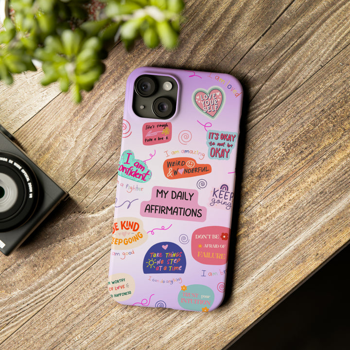 Daily Affirmations - iPhone Case