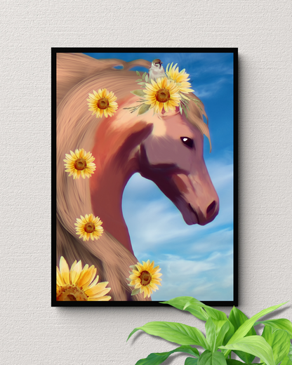 Sunflower Stallion - Artwork