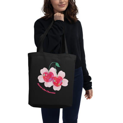 Sweet Like Cherries - Organic Cotton Tote Bag