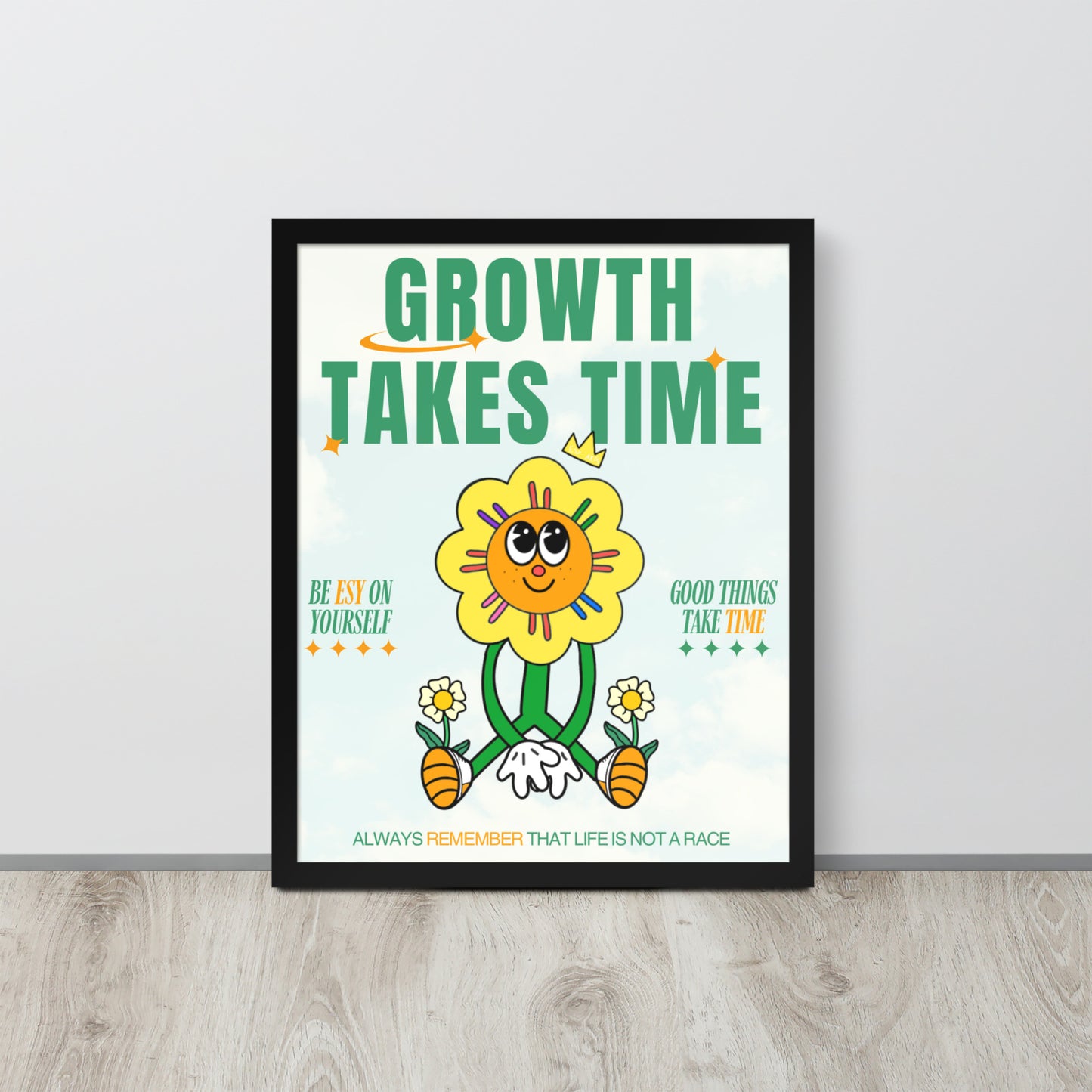 Growth Takes Time Wall Art