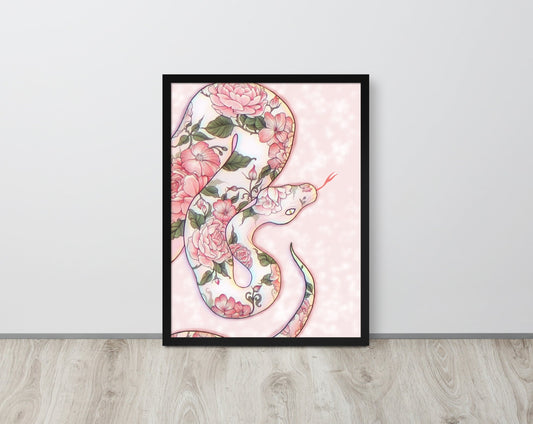 Floral Serpent - Wall Art