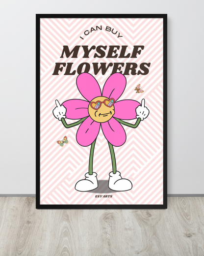 I CAN BUY MYSELF FLOWERS - ARTWORK