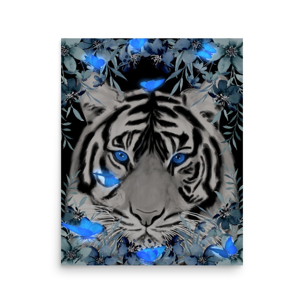 White Tiger Wall Art