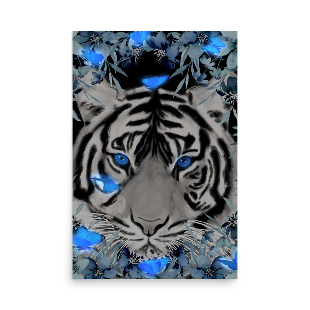 White Tiger Wall Art